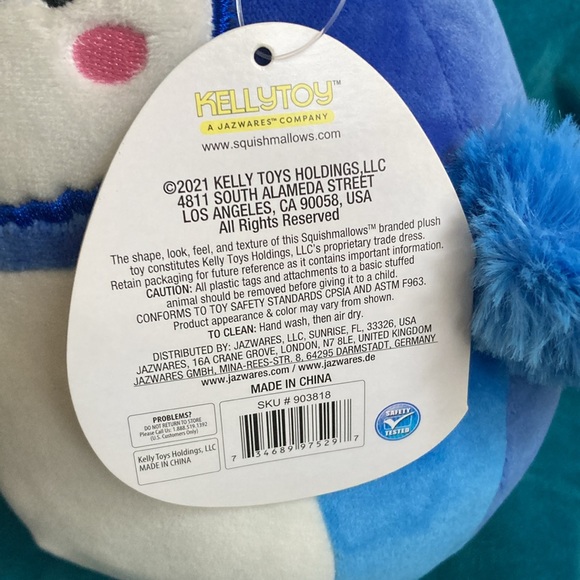 Babs Original Squishmallow 8" Tag *Flaw - Picture 8 of 12